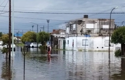Alarmante situación en Olavarría tras las intensas lluvias: sin clases y con inundaciones