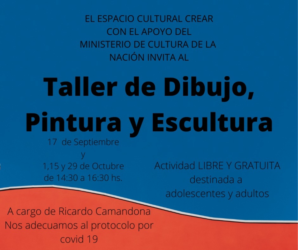 TALLER CREAR LOGRÓ APOYO ECONÓMICO DEL MINISTERIO DE CULTURA