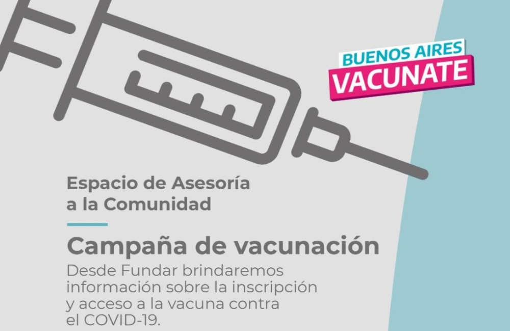 FUNDAR INFORMARÁ EN LAS LOCALIDADES SOBRE LA CAMPAÑA DE VACUNACIÓN