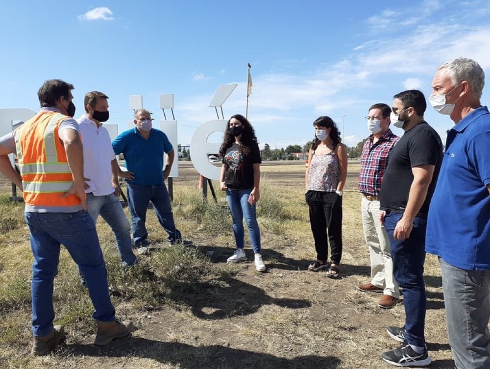 TRANKELS Y MERQUEL VISITARON LAS OBRAS DE LA RUTA 33