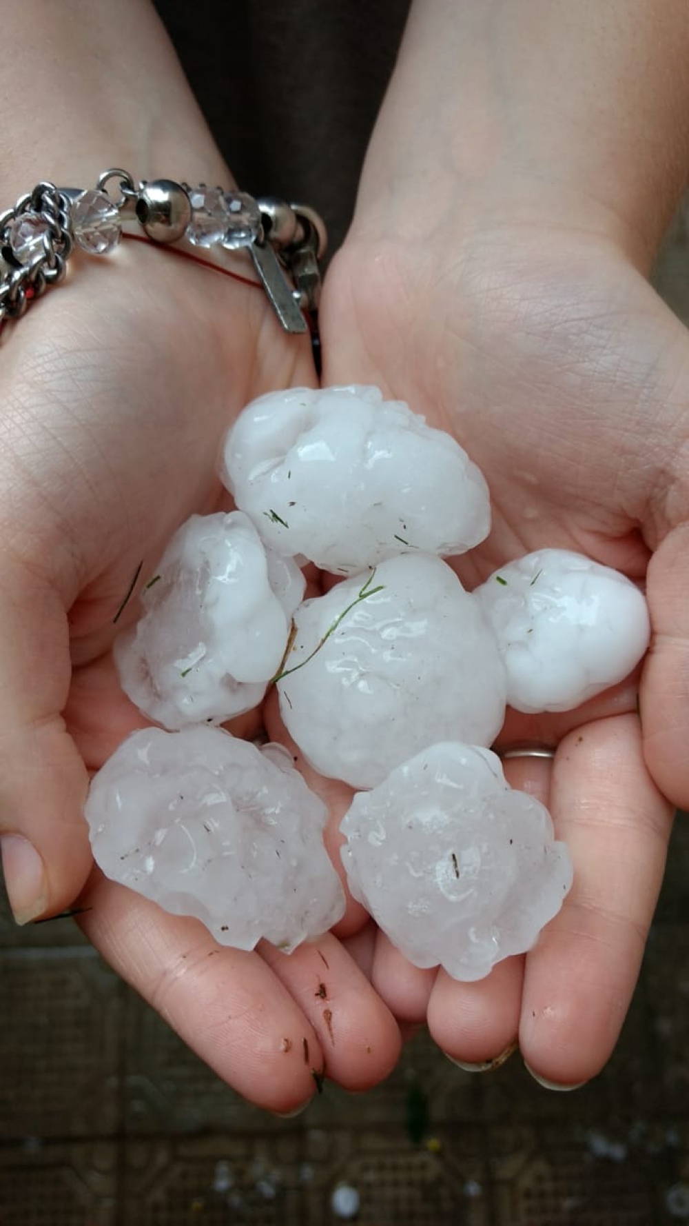 TREMENDA GRANIZADA EN PIGÜÉ