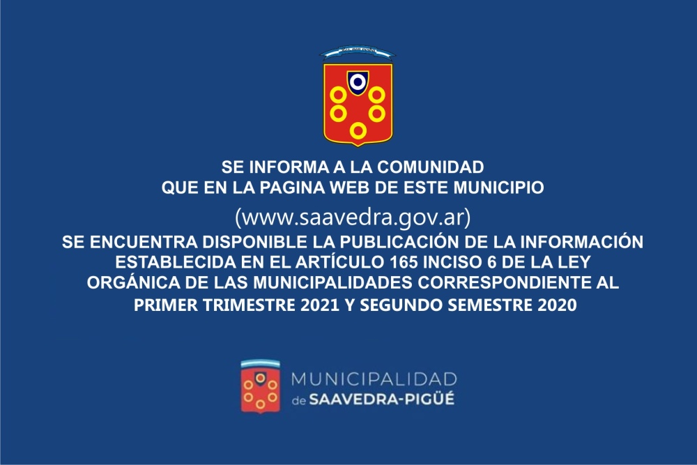 MUNICIPALIDAD DE SAAVEDRA (PIGÜÉ)