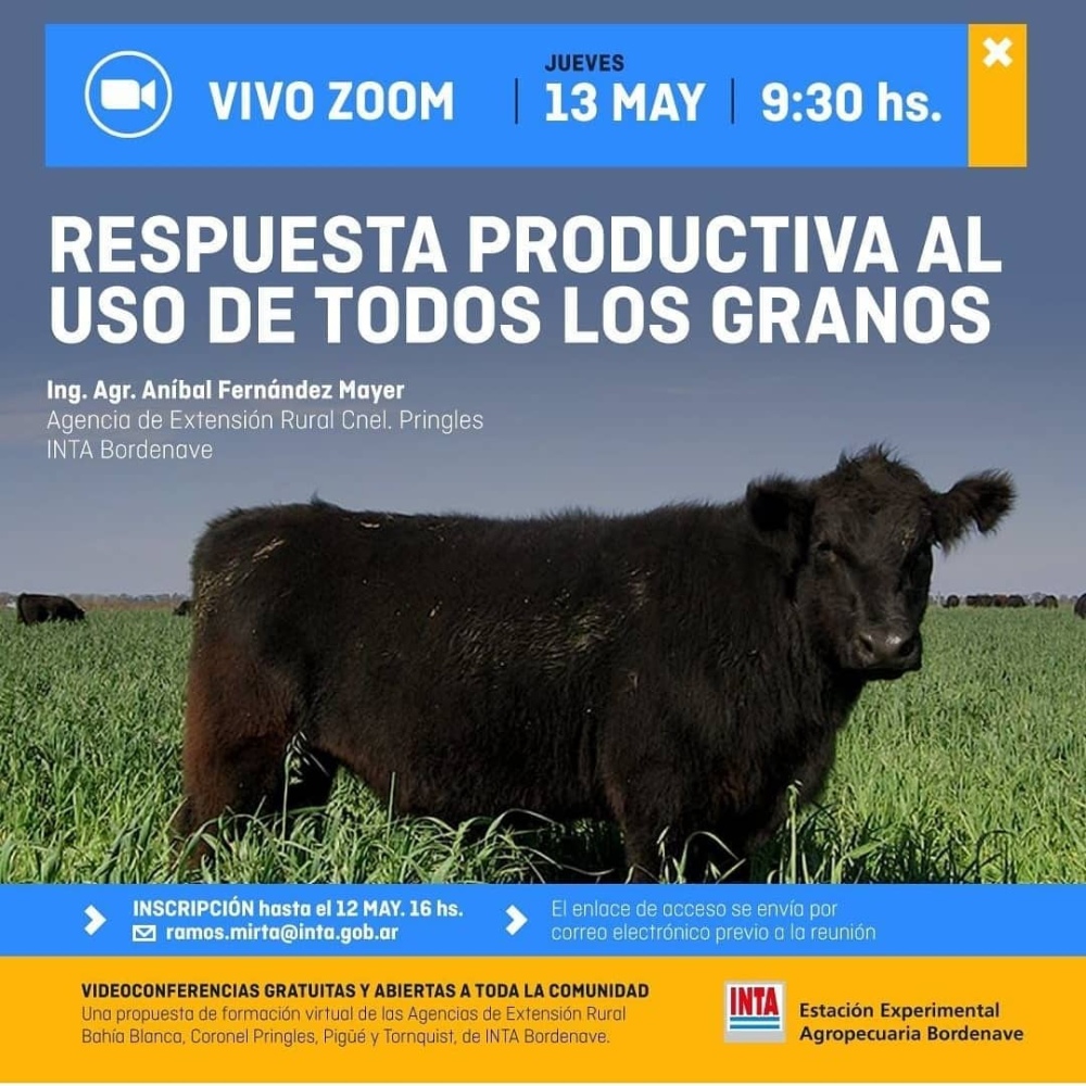 CURSO SOBRE “RESPUESTA PRODUCTIVA AL USO DE TODOS LOS GRANOS”