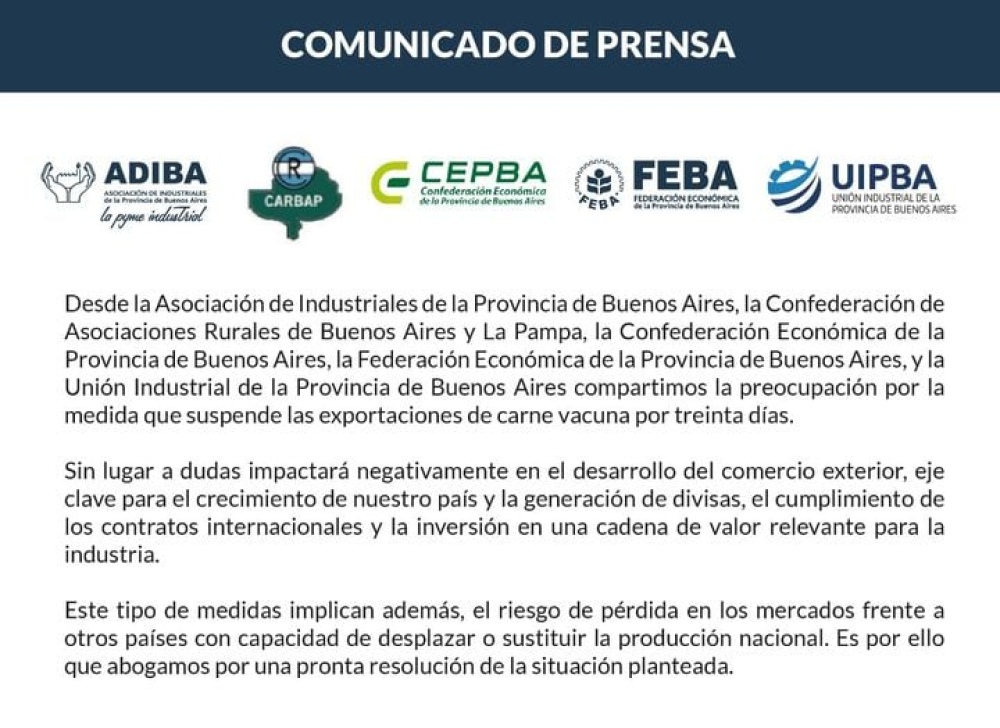 ”El costo de la carne es el 28% del valor de góndola. El resto está en la cadena comercial”