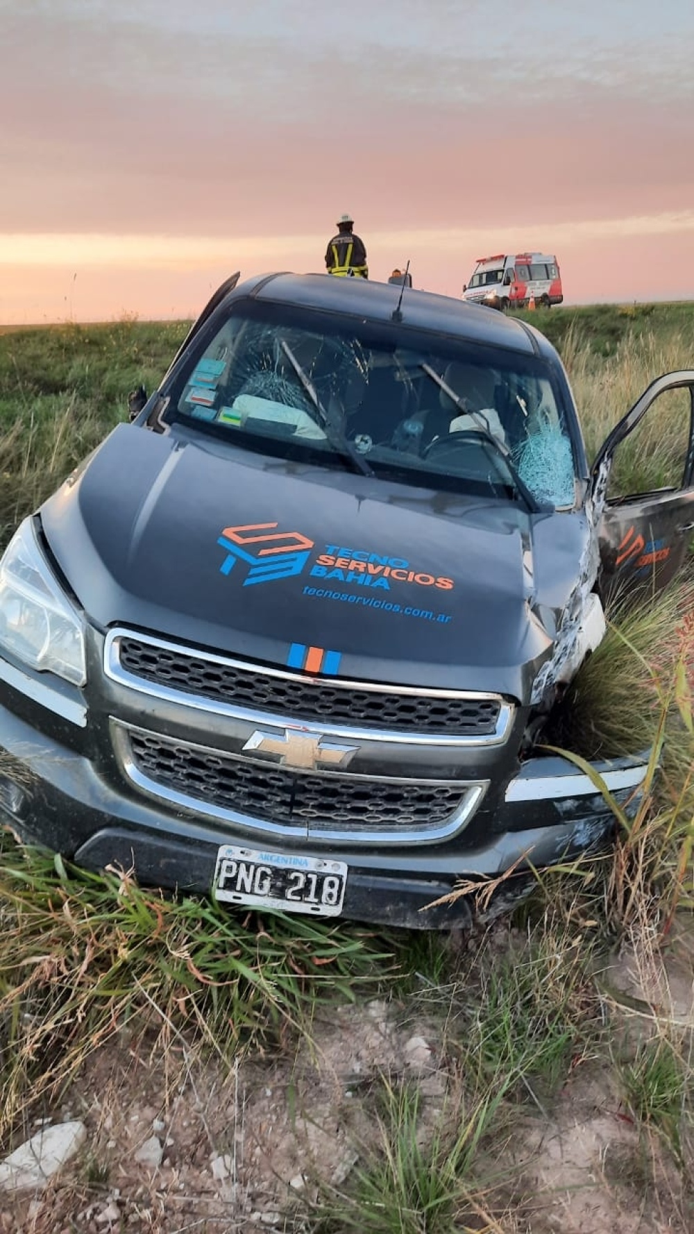 TRIPLE CHOQUE CON HERIDOS EN LA RUTA 33