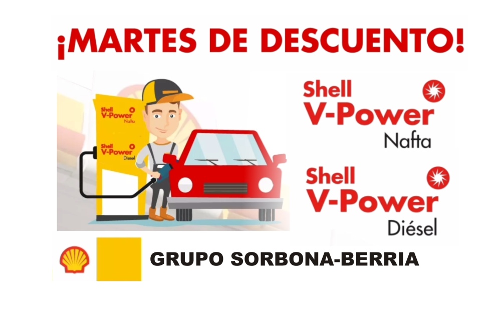 SHELL PIGÜÉ EN JULIO SIGUE CON LOS MARTES DE DESCUENTOS!!!!