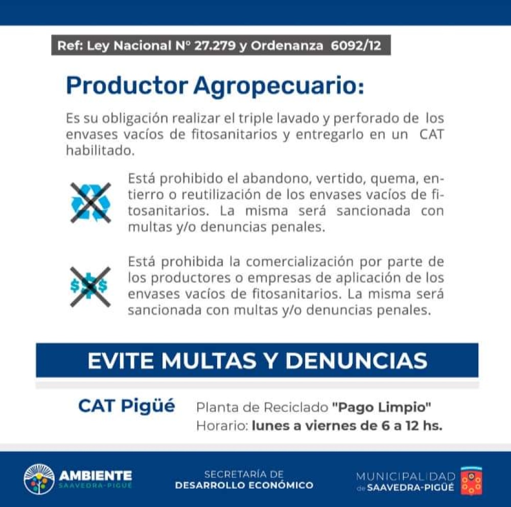 BIDONES DE AGROQUÍMICOS