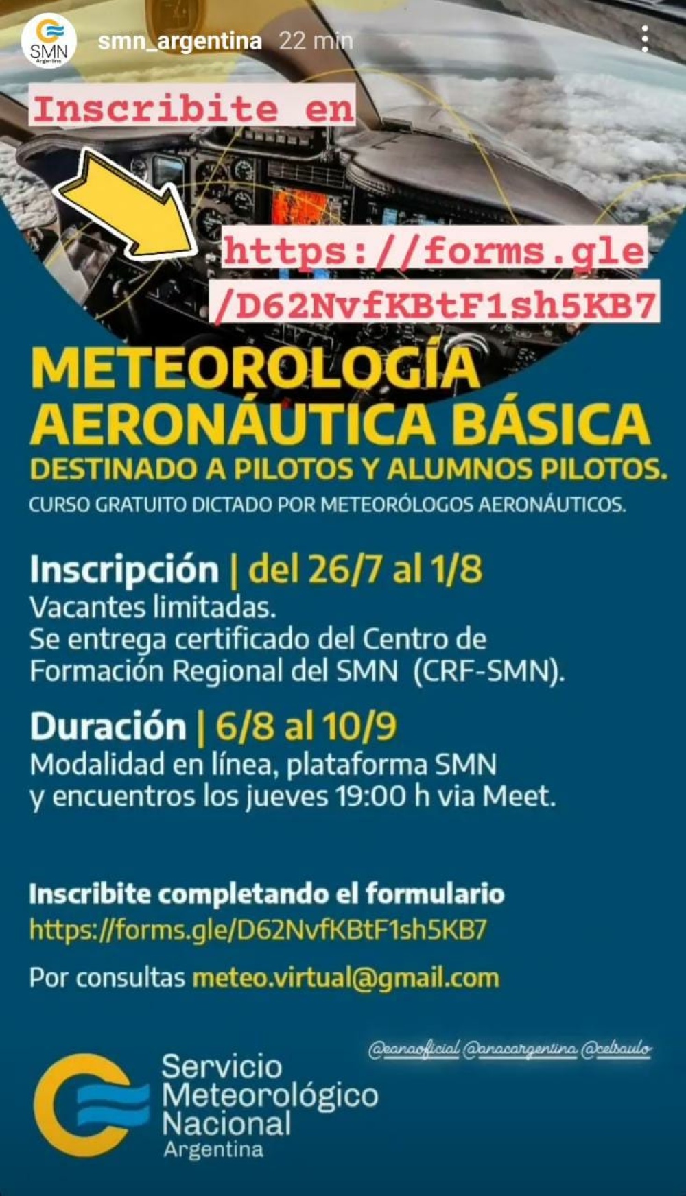 CURSO DE METEOROLOGÍA AERONÁUTICA