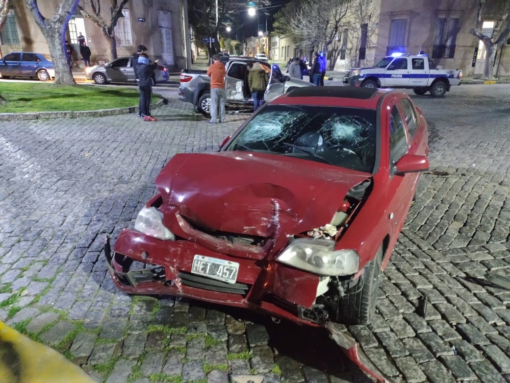 Fortísimo choque en Mitre y Belgrano