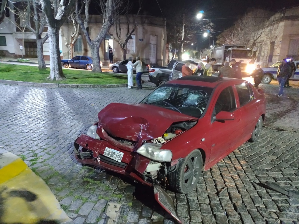 Fortísimo choque en Mitre y Belgrano