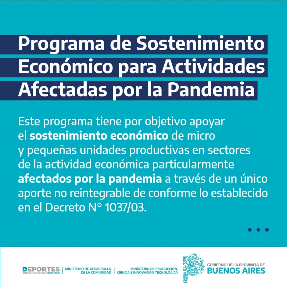 PROGRAMA DE SOSTENIMIENTO ECONÓMICO PARA