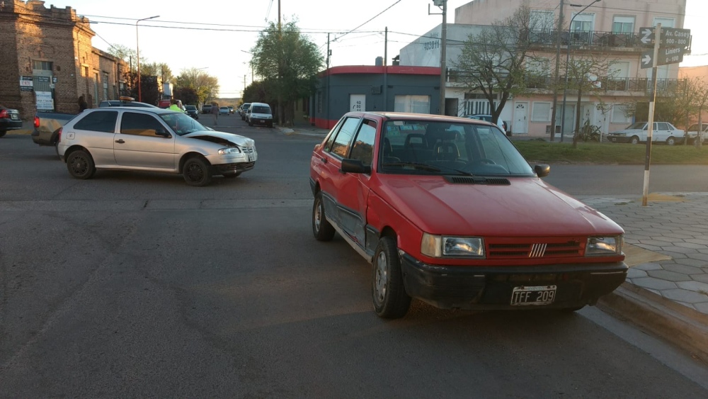 Choque en Casey y Liniers