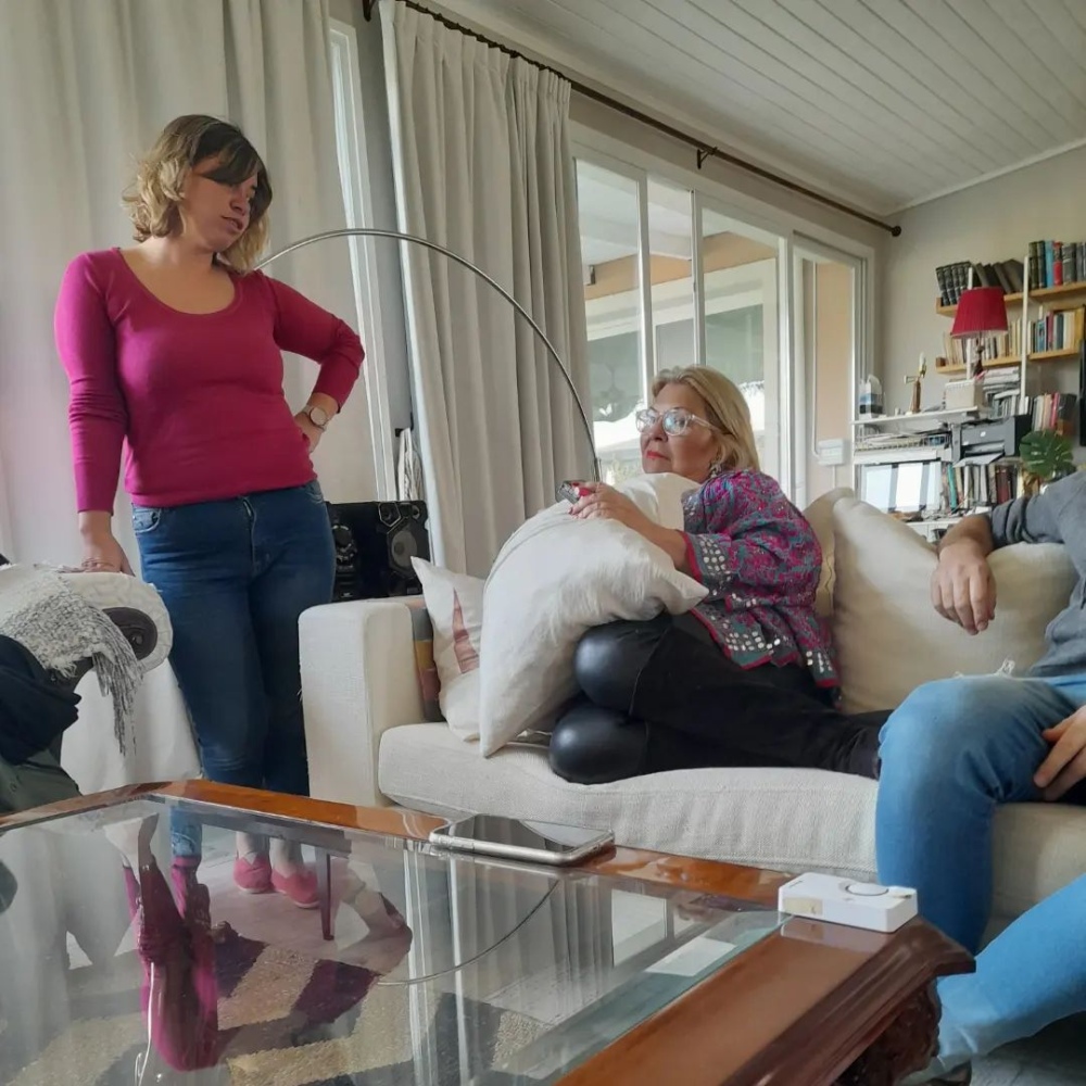 Lilita Carrió recibió en su casa a un concejal del distrito