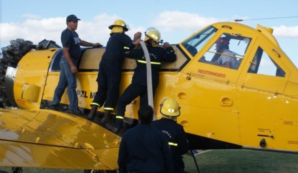 Prevención de incendios en temporada: “El avión hidrante estará en Tornquist o Pigüé”