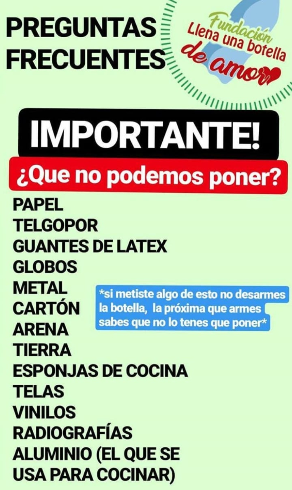 Miracca aclaró sobre los costos para enviar botellas de amor a Bs.As.