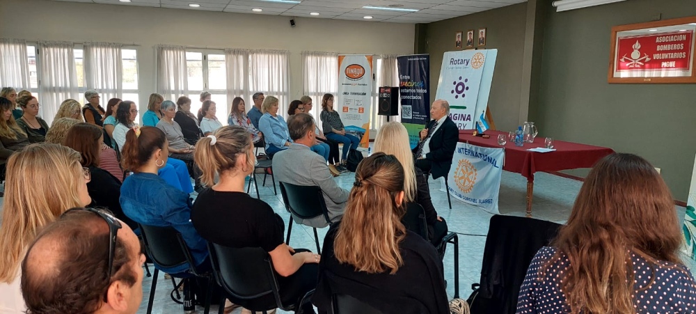 El Rotary Club realizó una jornada de meditación para el estrés y ansiedad