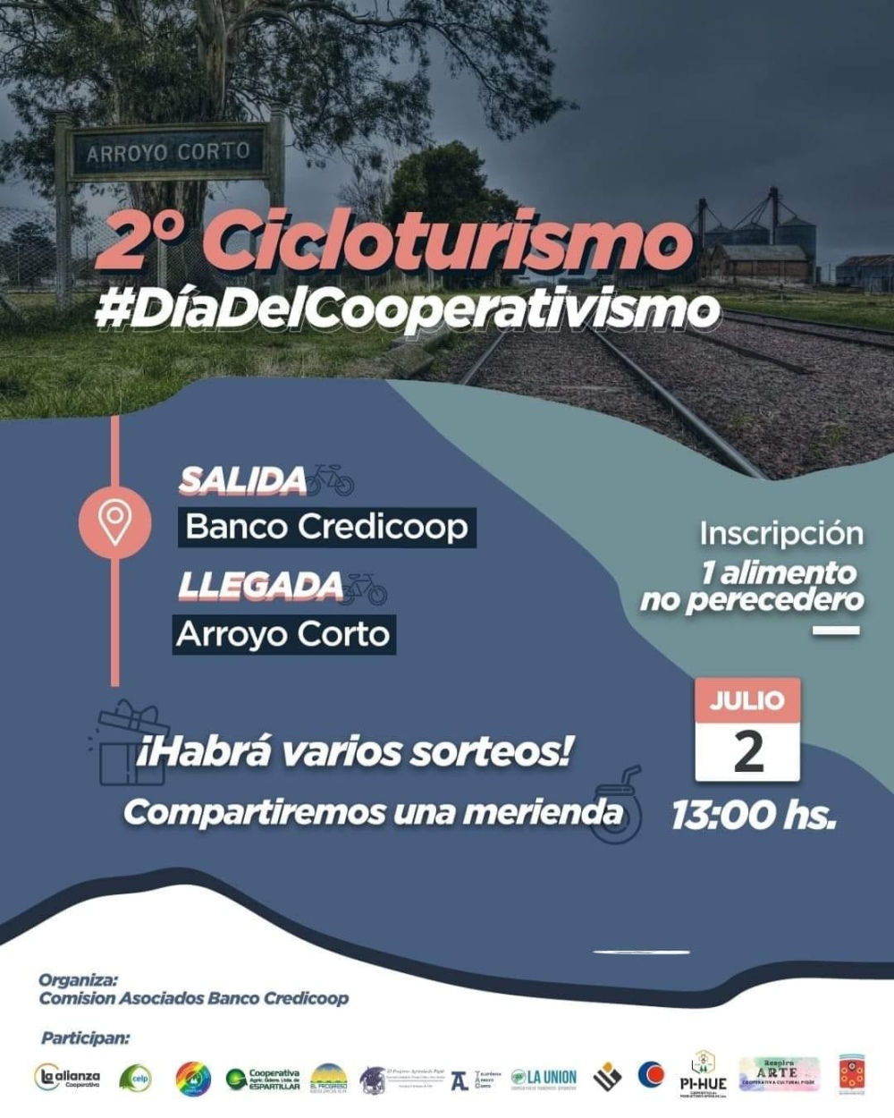 Cicloturismo por el día del cooperativismo