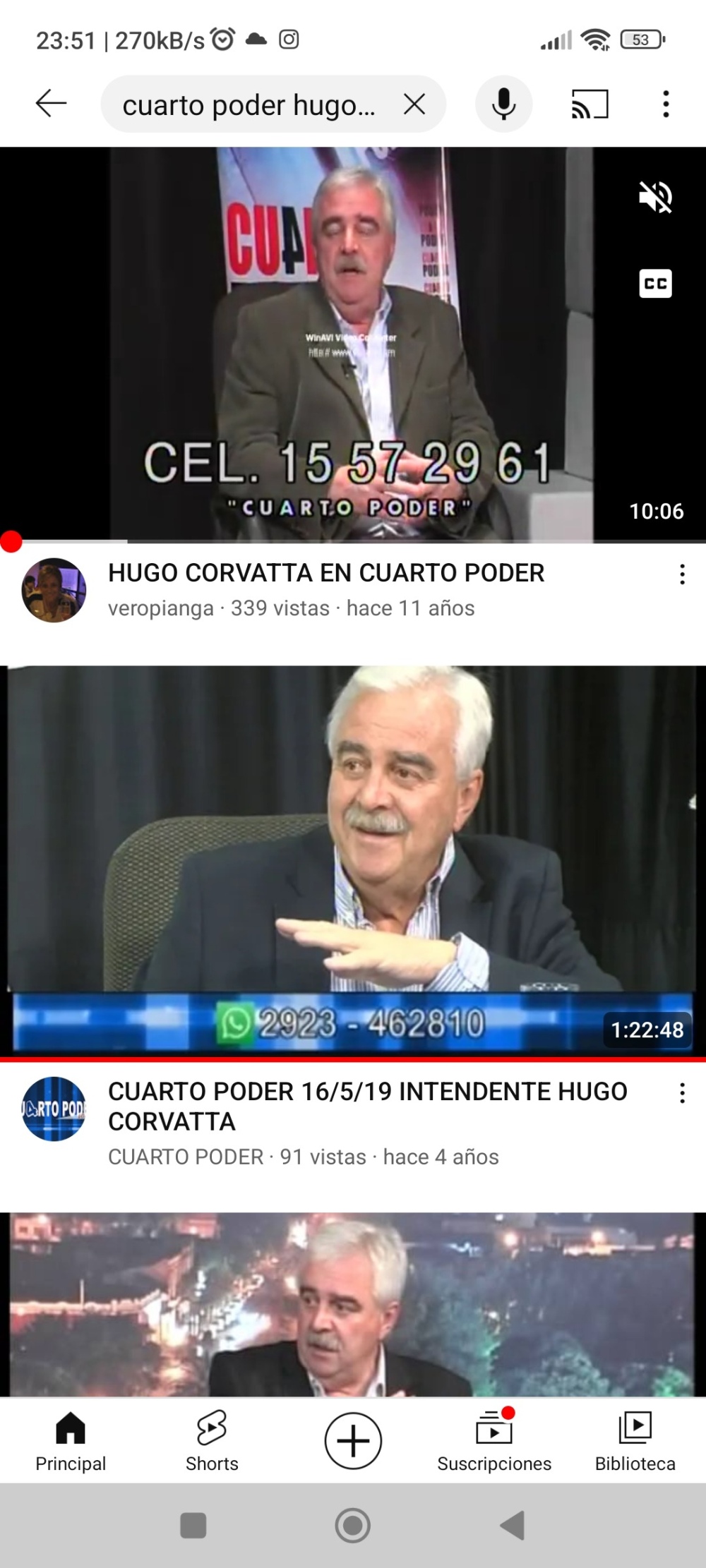 Falleció Hugo Corvatta