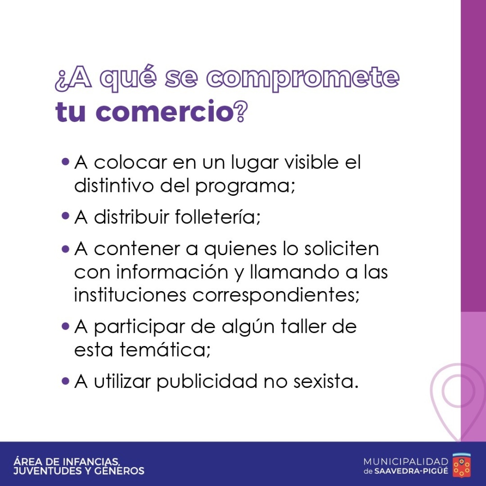 Los comercios podrán ser ”puntos violeta” contra la violencia de género