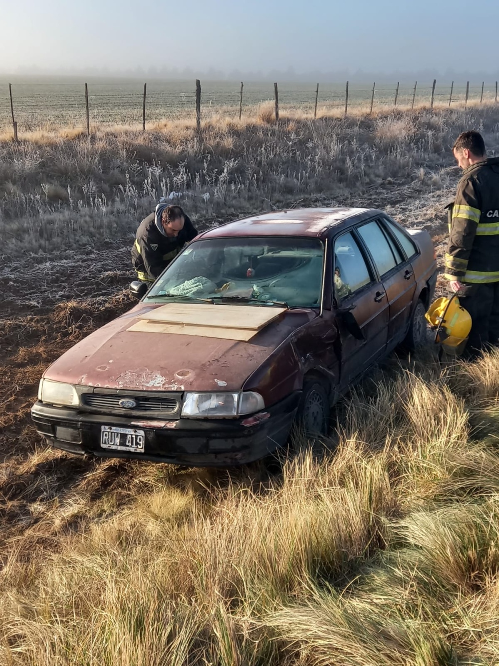 ACCIDENTE EN LA RUTA 33