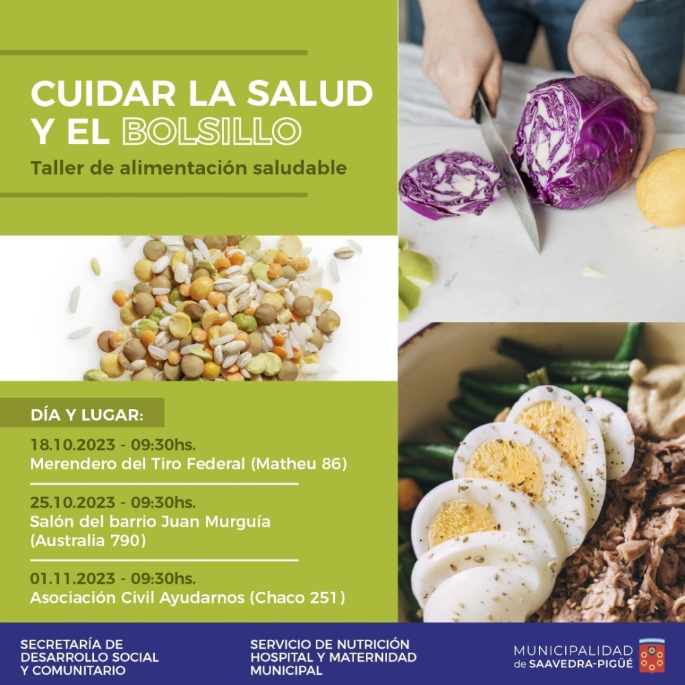 TALLERES PARA CUIDAR SALUD Y EL BOLSILLO