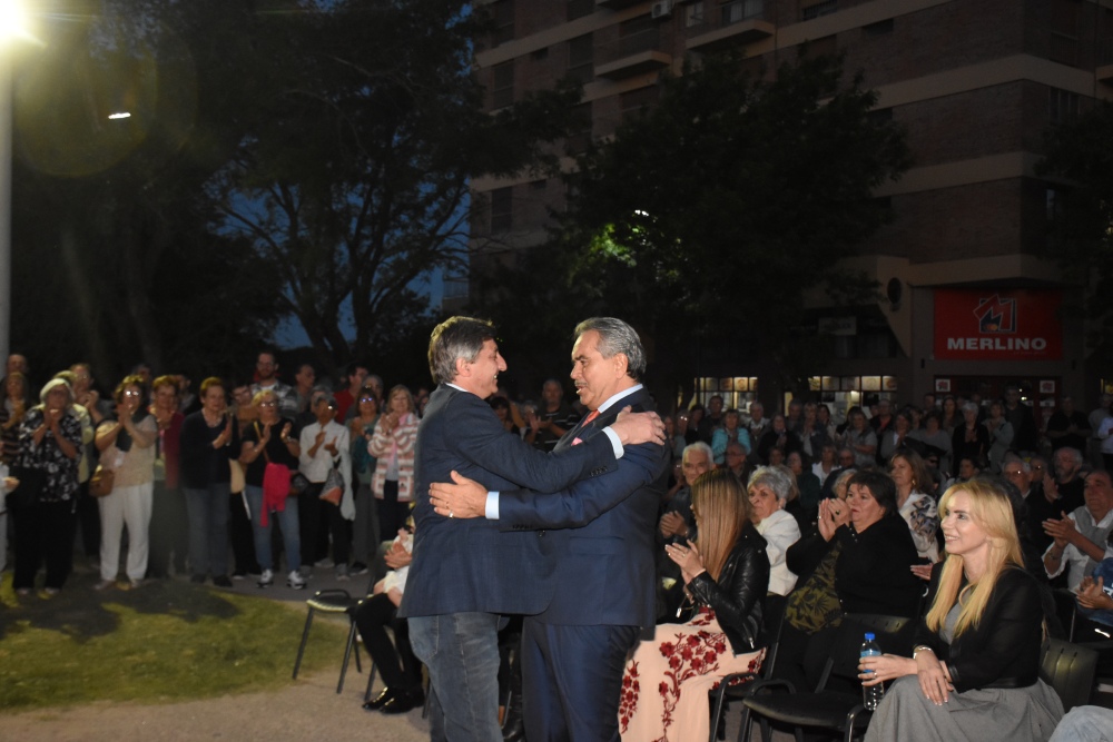 ”Soy de este pueblo, amo este pueblo, amo esta ciudad y agradezco este reconocimiento”