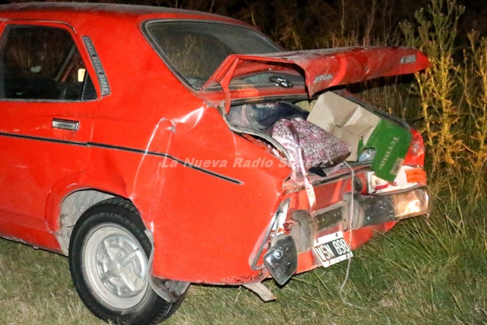 Anoche una camioneta y un auto chocaron en Ruta 67: circulaban en la misma dirección Suárez - Pigüé