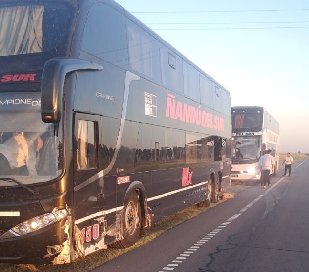 Hubo un choque sin consecuencias personales en ruta 33