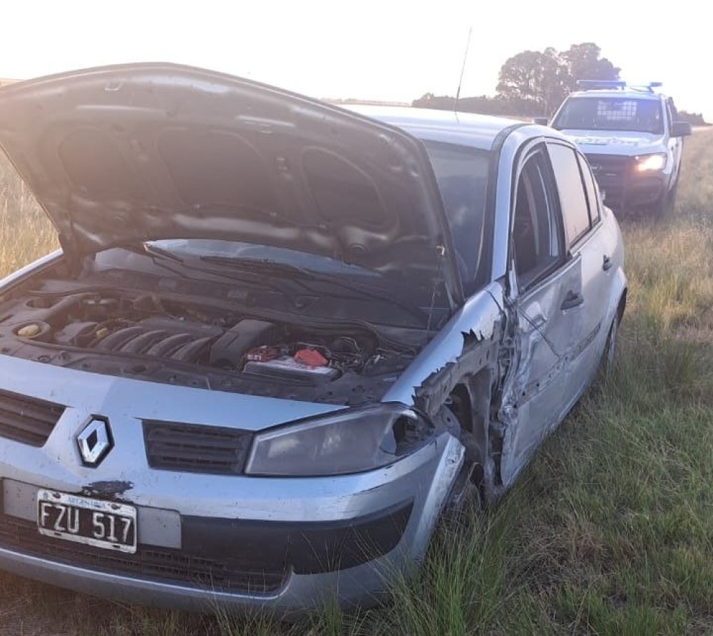 Hubo un choque sin consecuencias personales en ruta 33