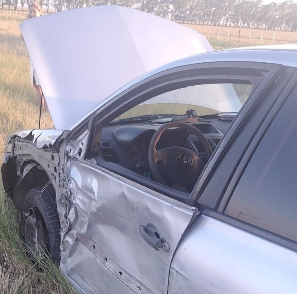 Hubo un choque sin consecuencias personales en ruta 33