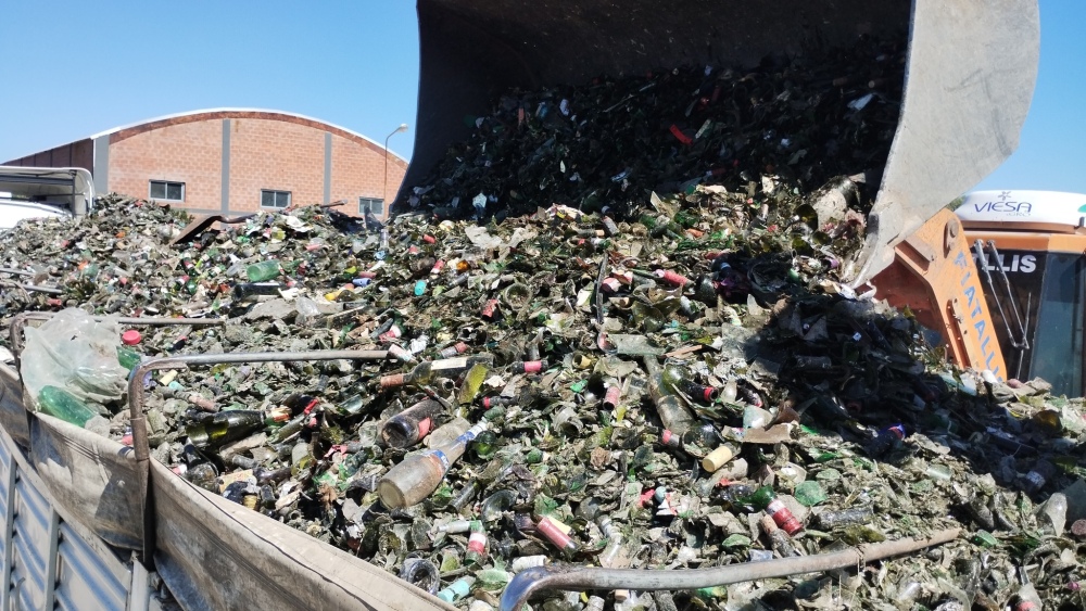 Se realizó el reciclaje de más de 43.000 kg de vidrio