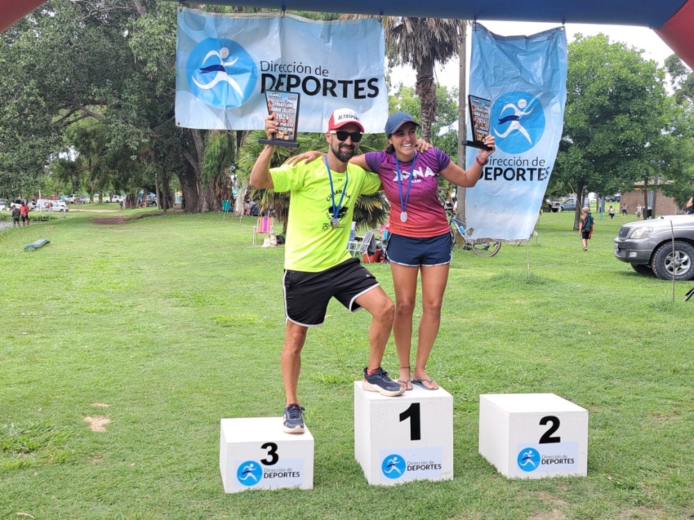 Pigüenses hicieron podio en el Triatlon “Román Colossi” de Suárez