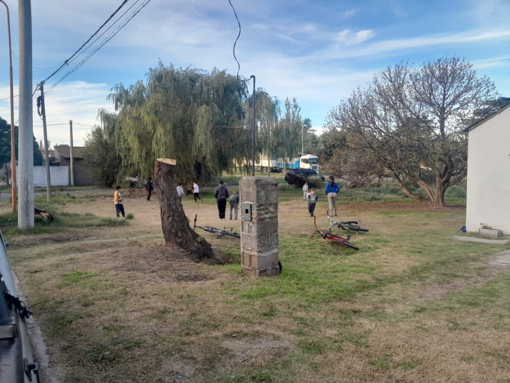 Mejoras en espacio verde ubicado en 25 de Mayo y Chaco