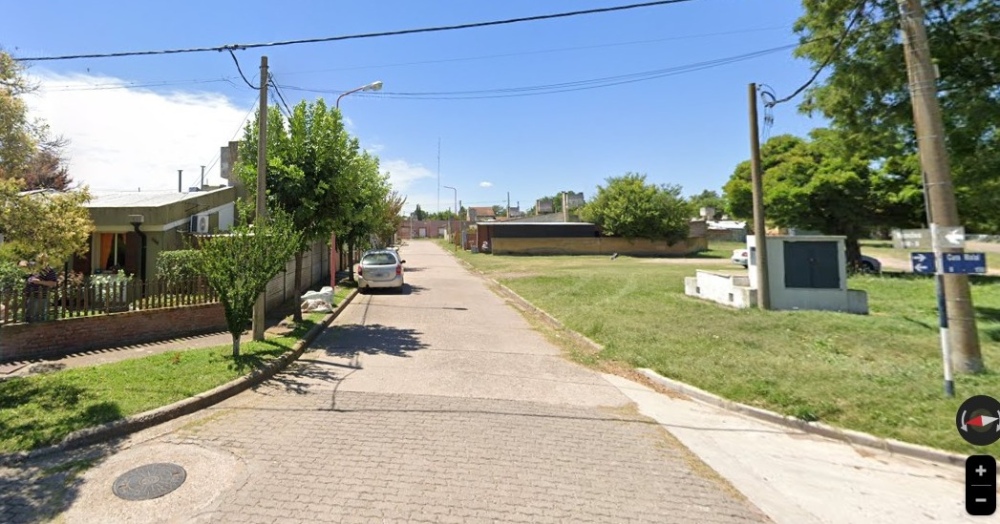 Estacionamiento en margen única en calle Necochea de Pigüé