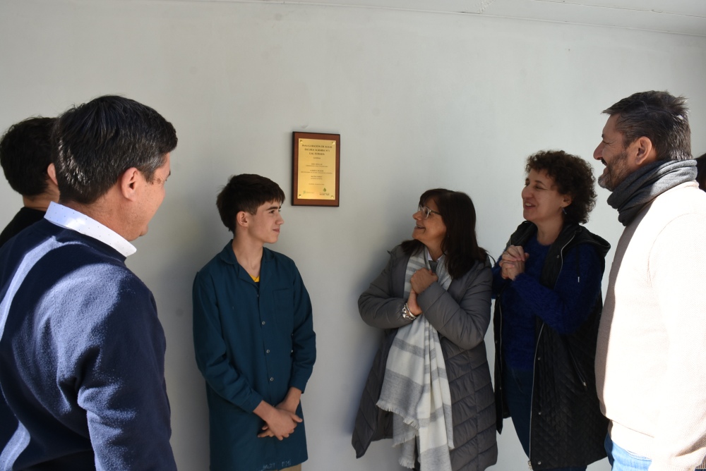 Se inauguraron dos nuevas aulas en la Escuela de Educación Agraria Nº1 de Goyena