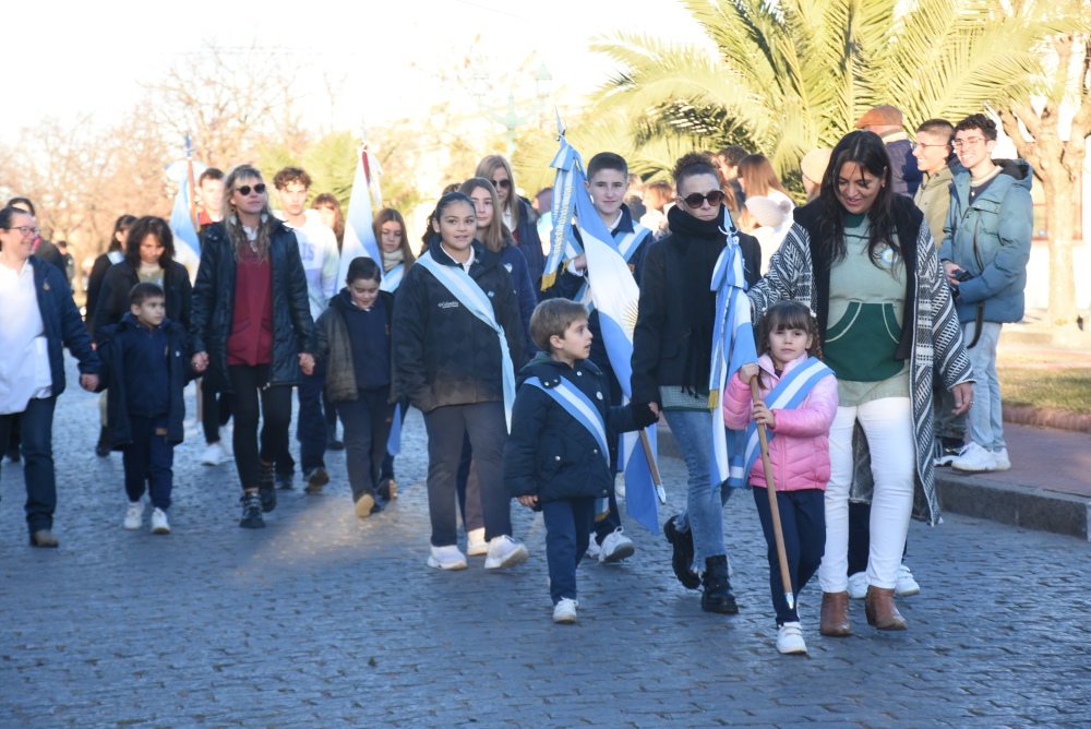 Desfile Cívico Militar en el día de la Patria