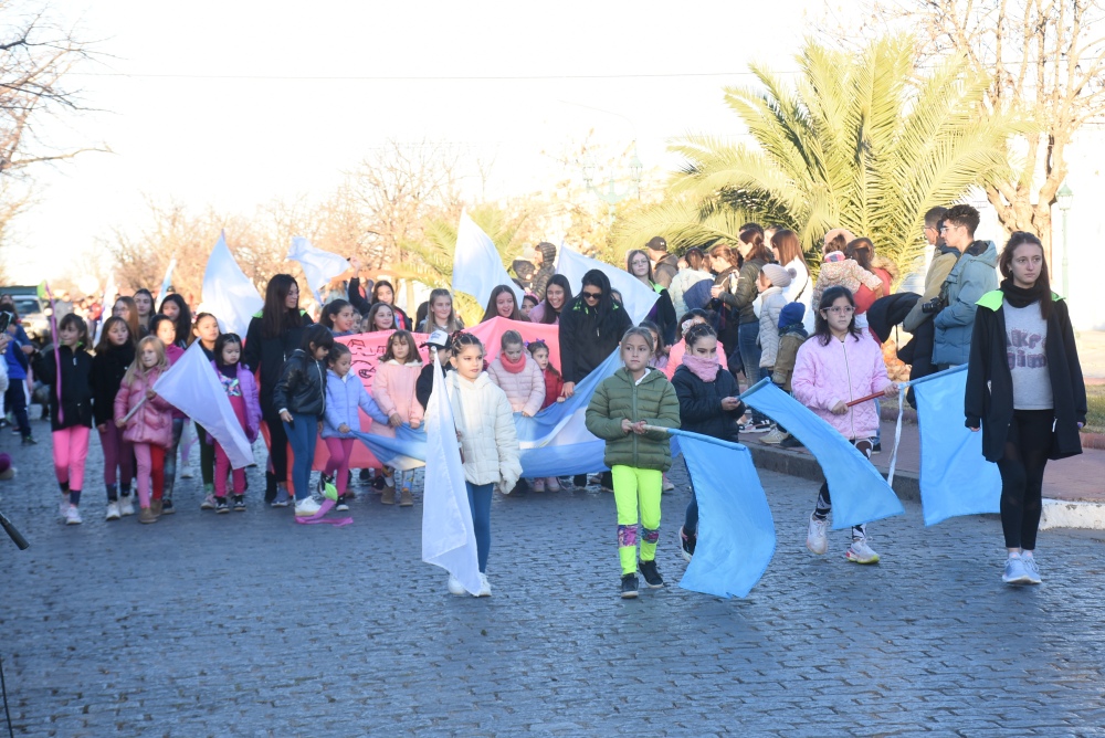 Desfile Cívico Militar en el día de la Patria