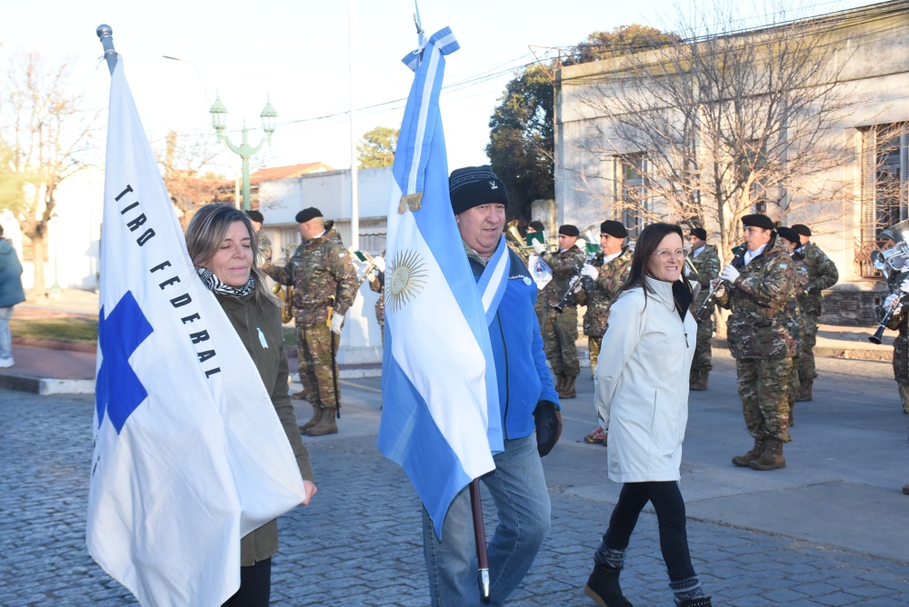 Desfile Cívico Militar en el día de la Patria