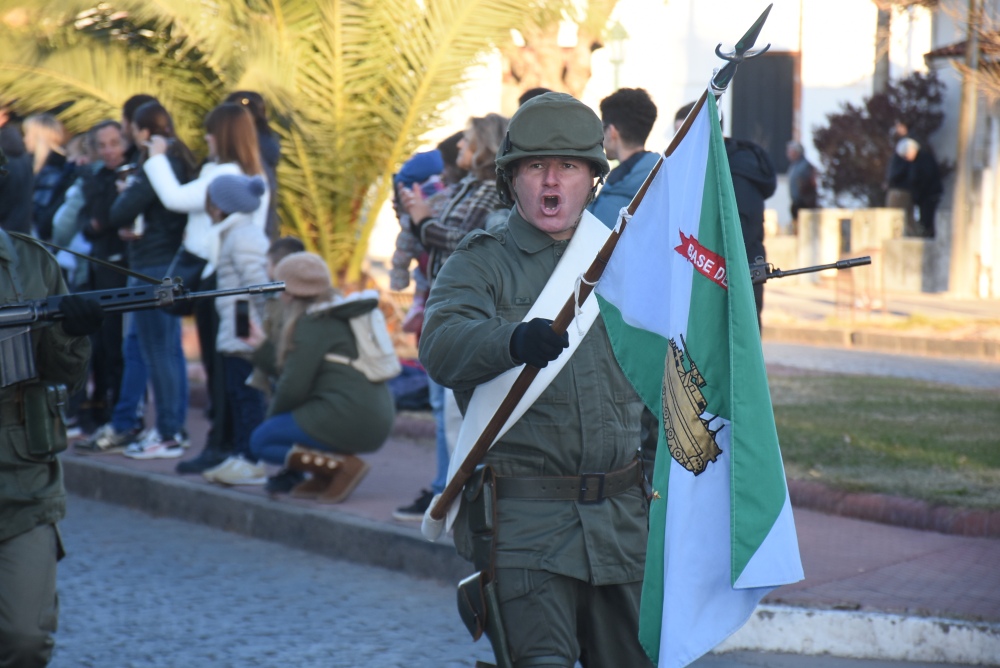 Desfile Cívico Militar en el día de la Patria