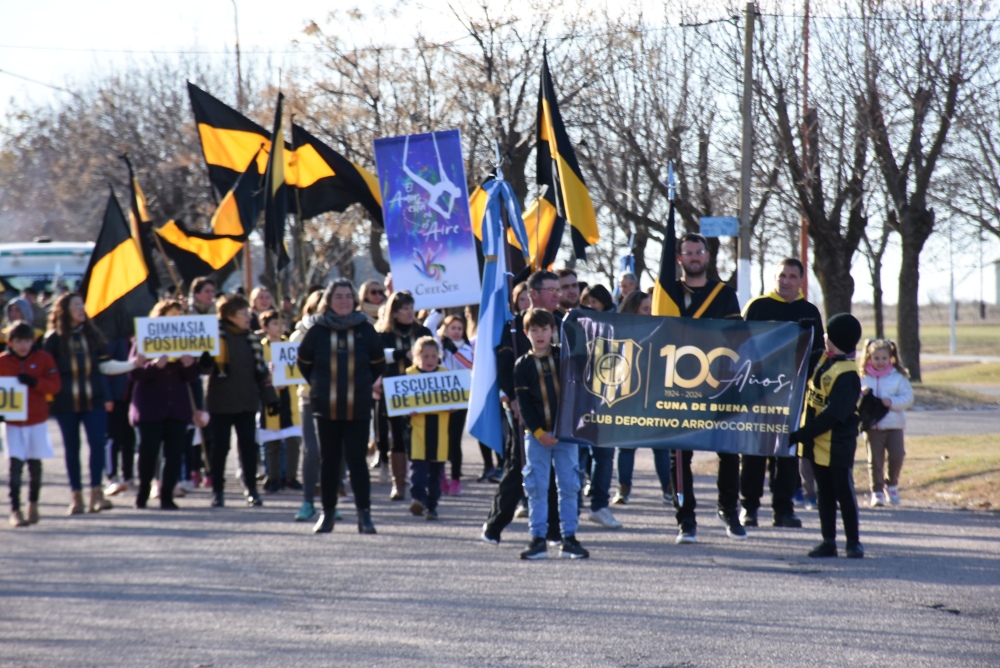 Acto por el 9 de Julio en Arroyo Corto