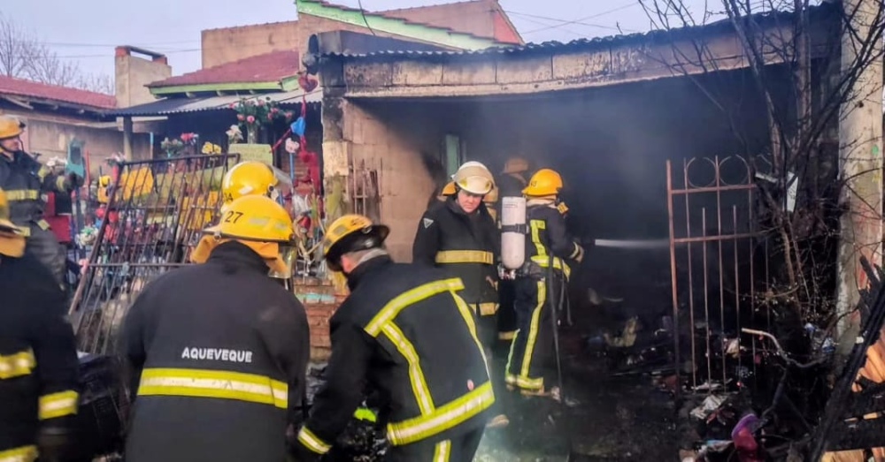 Incendio en una vivienda