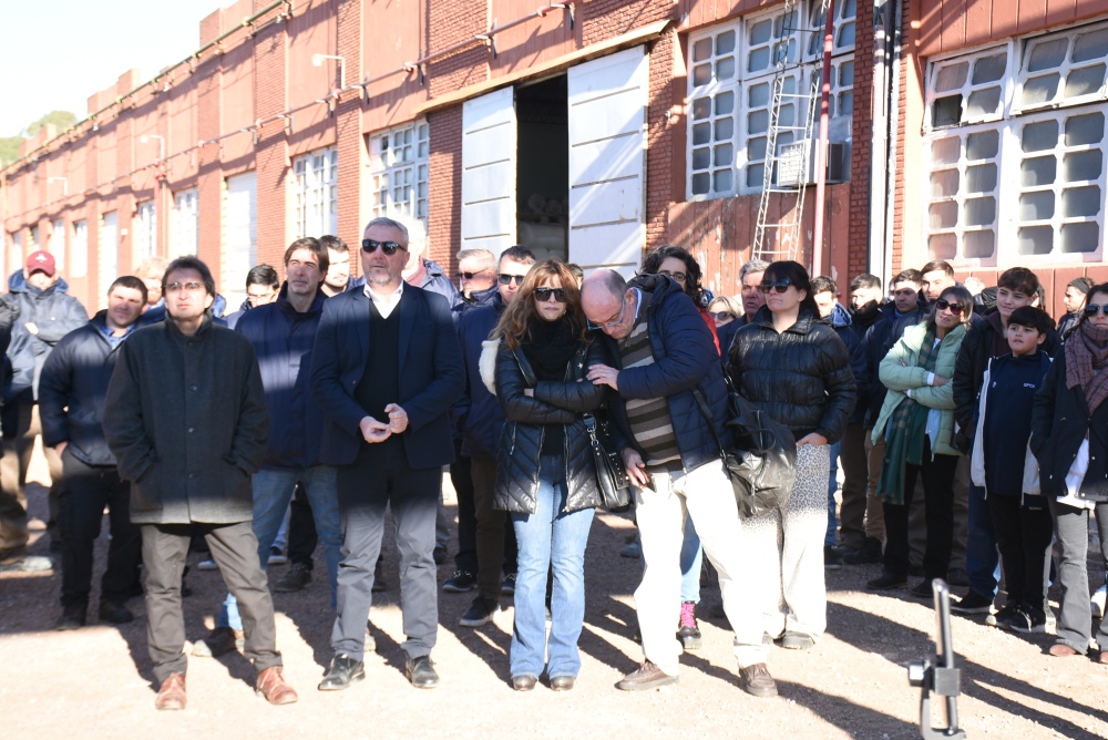 Inauguración de la obra en la Planta de Tratamientos de Efluentes Industriales en Textiles Pigüé