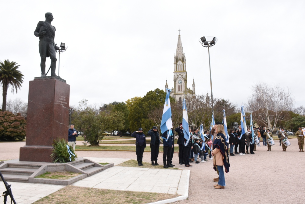 Acto en conmemoración de un nuevo aniversario del paso a la inmoralidad del Gral. José de San Martín