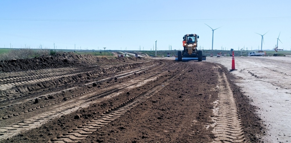 Trabajos de mejoramiento en el desvío del km 36 en la Ruta Nacional 33