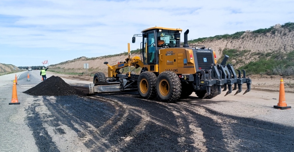 Trabajos de mejoramiento en el desvío del km 36 en la Ruta Nacional 33