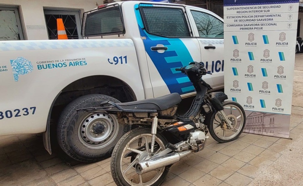 Aprehendido por hurto de motocicleta y encubrimiento