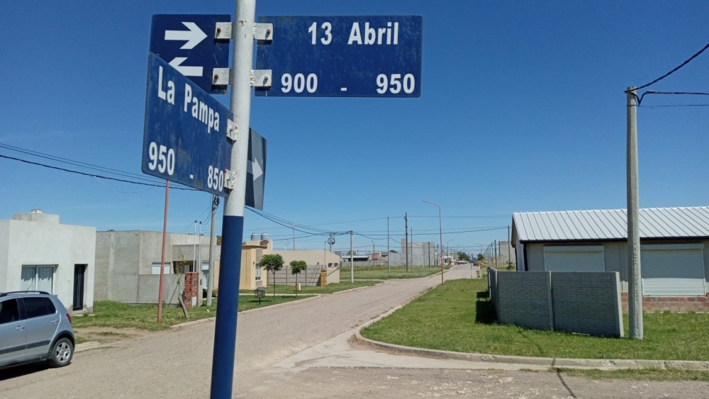 Doble sentido de circulación en calle La Pampa de Pigüé