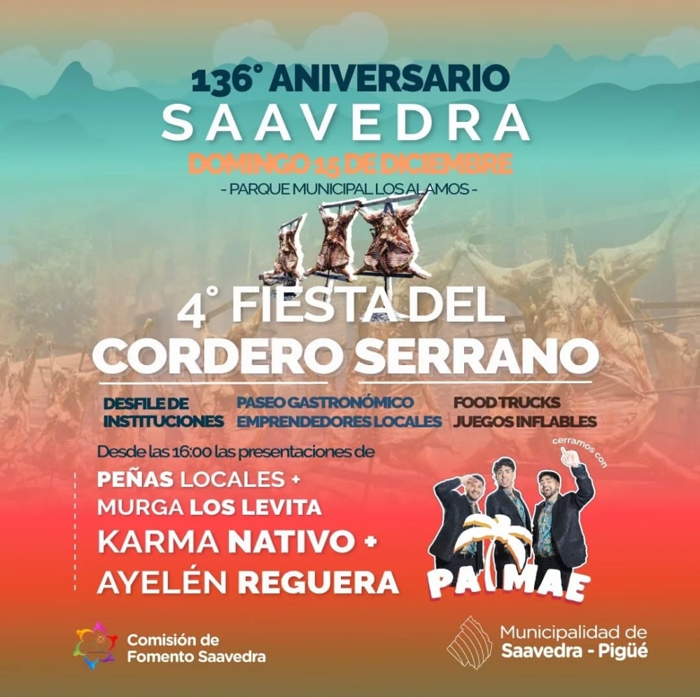 136º Aniversario de la localidad de Saavedra