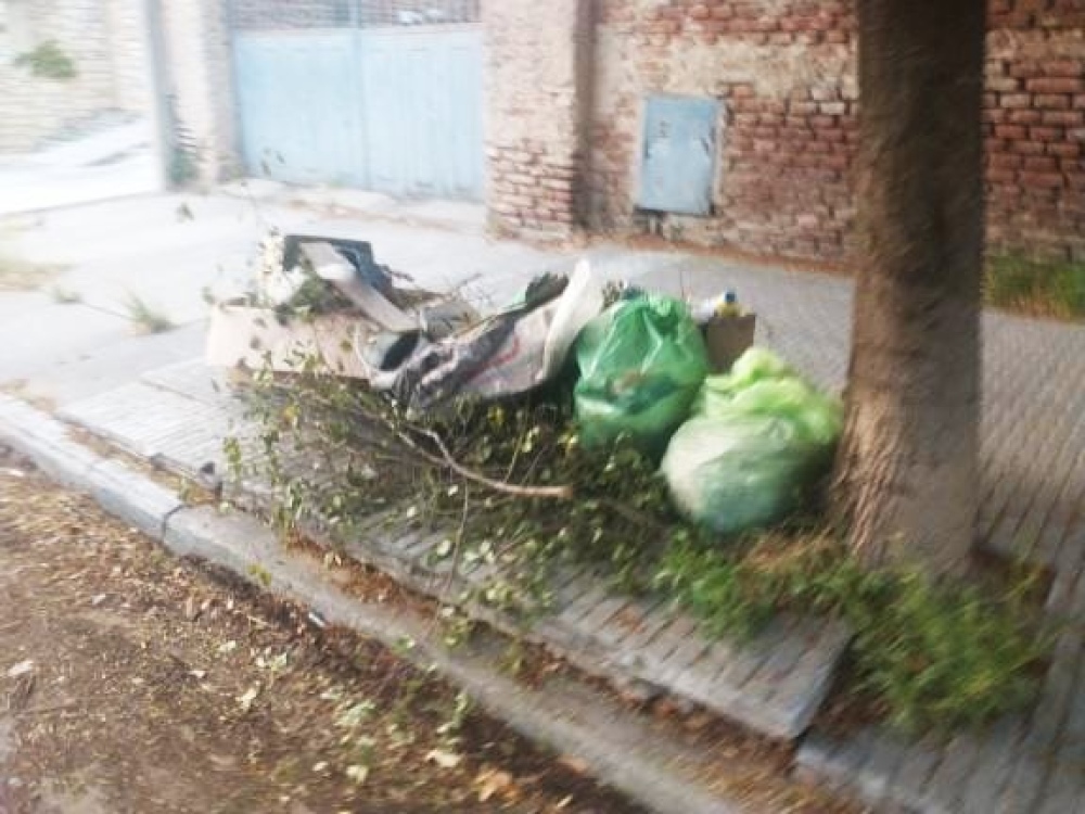 Preocupación por el arrojo de basura en espacios públicos