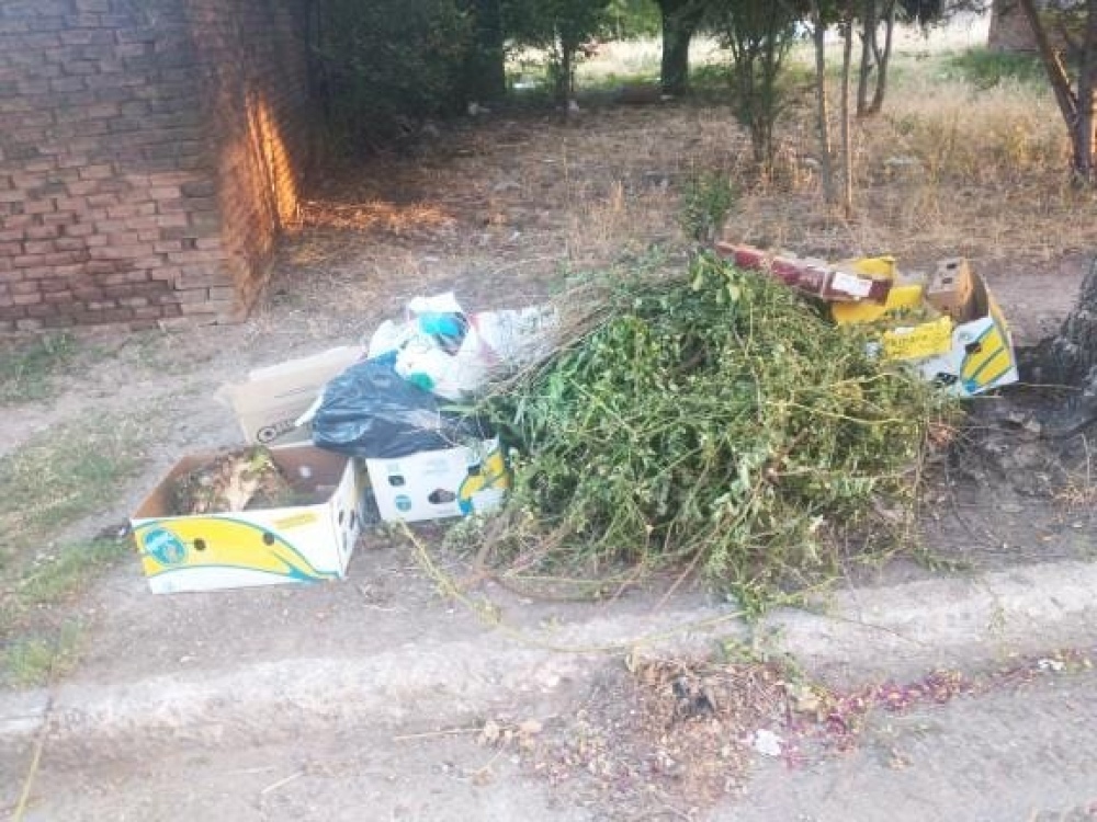 Preocupación por el arrojo de basura en espacios públicos